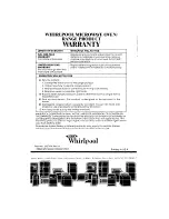 Preview for 20 page of Whirlpool RF306BXP Use & Care Manual