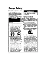 Preview for 4 page of Whirlpool RF310PXD Use And Care Manual