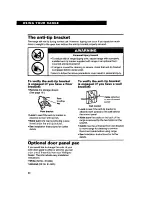 Preview for 20 page of Whirlpool RF310PXD Use And Care Manual