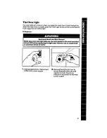 Preview for 21 page of Whirlpool RF3165XW Use & Care Manual