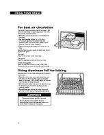 Preview for 10 page of Whirlpool RF316PXY Use And Care Manual