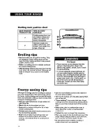 Preview for 14 page of Whirlpool RF316PXY Use And Care Manual