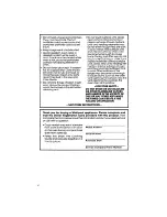 Preview for 4 page of Whirlpool RF317PXW Use & Care Manual