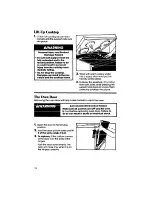 Preview for 20 page of Whirlpool RF3300PXV Use And Care Manual