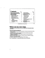 Preview for 2 page of Whirlpool RF3365XP Use & Care Manual