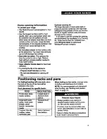 Preview for 9 page of Whirlpool RF362BXB Use And Care Manual