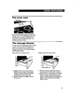 Preview for 19 page of Whirlpool RF3661XD Use And Care Manual