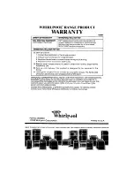 Preview for 24 page of Whirlpool RF367BXV Use & Care Manual