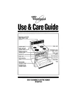 Whirlpool RF387PXV Use And Care Manual preview