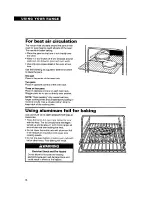 Preview for 10 page of Whirlpool RF396PCY Use And Care Manual