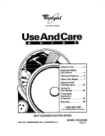 Whirlpool RF4700XB Use And Care Manual preview