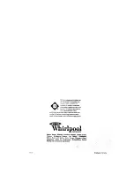 Preview for 20 page of Whirlpool RJE-960P Use And Care Manual