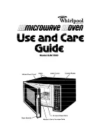 Whirlpool RJM 7800 Use And Care Manual preview