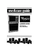 Preview for 1 page of Whirlpool RM278BXS Use & Care Manual