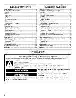 Preview for 2 page of Whirlpool RMC275PVB - 27in Double Oven Use And Care Manual