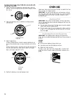 Preview for 10 page of Whirlpool Roper FES325RQ2 Use & Care Manual