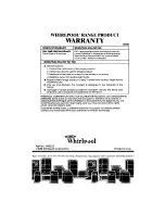 Preview for 20 page of Whirlpool RS6100XV Use & Care Manual