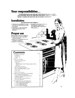 Preview for 2 page of Whirlpool RS67OOXK Use & Care Manual