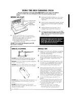 Preview for 12 page of Whirlpool RS67OOXK Use & Care Manual