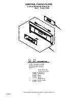 Preview for 5 page of Whirlpool RS696PXGB9 Parts List