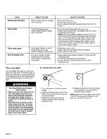 Preview for 10 page of Whirlpool SES370X Care Manual