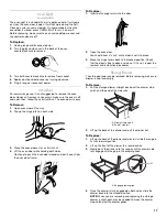 Preview for 17 page of Whirlpool SF196LEPB3 Use And Care Manual