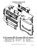 Preview for 2 page of Whirlpool SF272LXTD0 Parts List