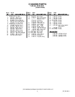 Preview for 6 page of Whirlpool SF272LXTD0 Parts List