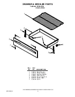 Preview for 9 page of Whirlpool SF272LXTD0 Parts List