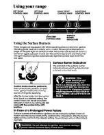 Preview for 6 page of Whirlpool SF3000ER Use & Care Manual