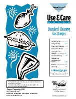 Whirlpool SF304PEE W Use & Care Manual preview