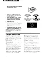 Preview for 14 page of Whirlpool SF305BEW Use And Care Manual