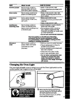 Preview for 17 page of Whirlpool SF3100ER Use & Care Manual