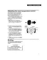 Preview for 13 page of Whirlpool SF312PEW Use And Care Manual