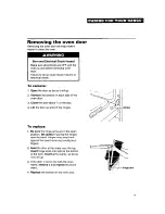 Preview for 19 page of Whirlpool SF314PEA Use And Care Manual