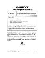 Preview for 27 page of Whirlpool SF314PEA Use And Care Manual