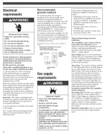 Preview for 4 page of Whirlpool SF315PEMB0 Installation Instructions Manual