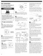 Preview for 8 page of Whirlpool SF315PEMB0 Installation Instructions Manual