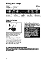 Preview for 6 page of Whirlpool SF365BEP Use And Care Manual