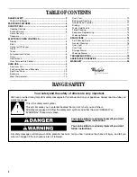 Preview for 2 page of Whirlpool SF367LEMB0 Use And Care Manual