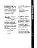 Preview for 27 page of Whirlpool SF376PEP Use And Care Manual