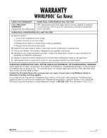 Preview for 36 page of Whirlpool SF385PEG Use & Care Manual