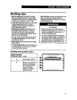 Preview for 19 page of Whirlpool SF388PEW Use And Care Manual