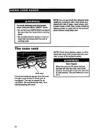 Preview for 24 page of Whirlpool SF388PEW Use And Care Manual