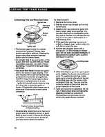 Preview for 34 page of Whirlpool SF388PEW Use And Care Manual