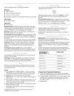 Preview for 9 page of Whirlpool SF462LXS Use & Care Manual