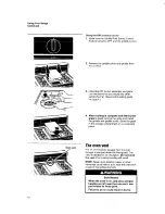 Preview for 12 page of Whirlpool SF514OEY Use And Care Manual