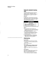 Preview for 18 page of Whirlpool SF514OEY Use And Care Manual