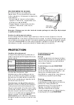 Preview for 41 page of Whirlpool SPOW 407 Instructions For Use Manual