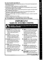 Preview for 3 page of Whirlpool SS3004SR Use & Care Manual